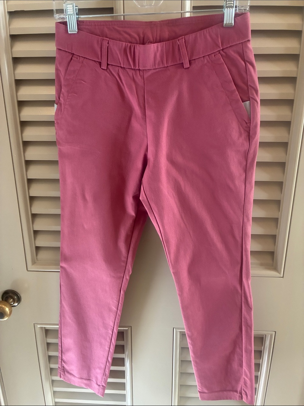 KJUS Dusty Pink Stretch Chino Athletic Pants